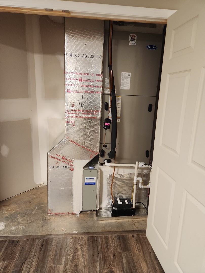 Dallas, GA - Installed new Carrier Heatpump system and Ecobee wifi Thermostat 