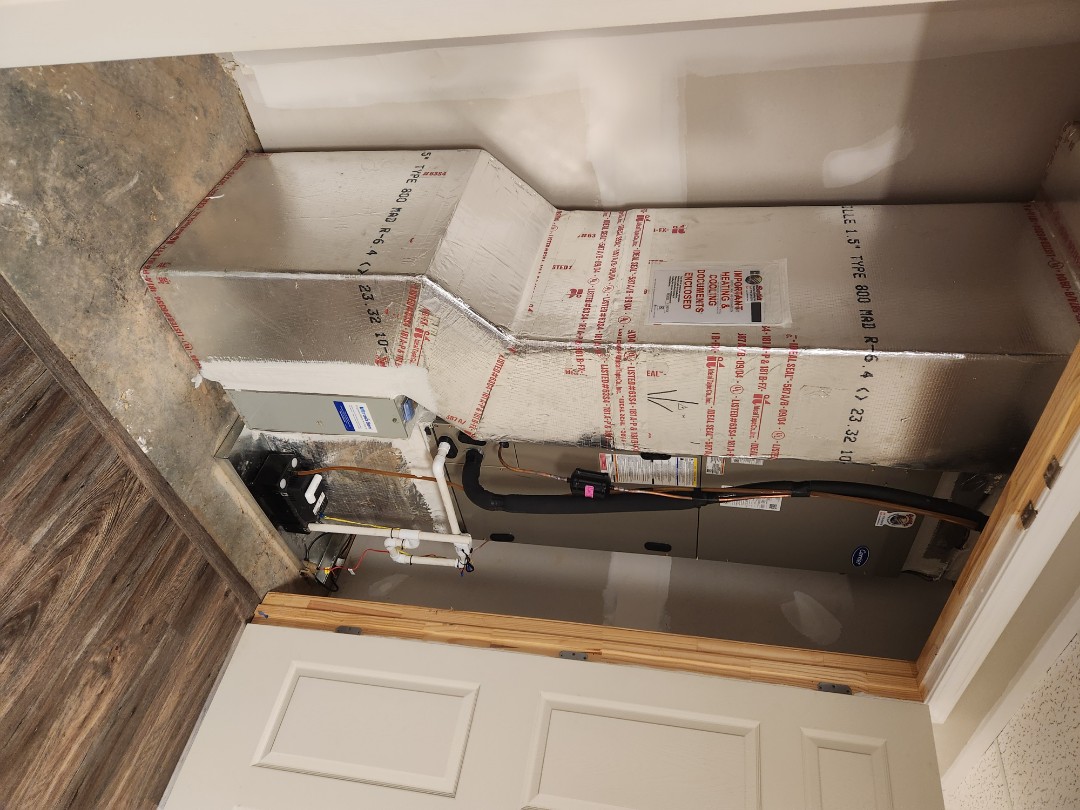 Dallas, GA - Installed new Carrier Heatpump system and Ecobee wifi Thermostat 