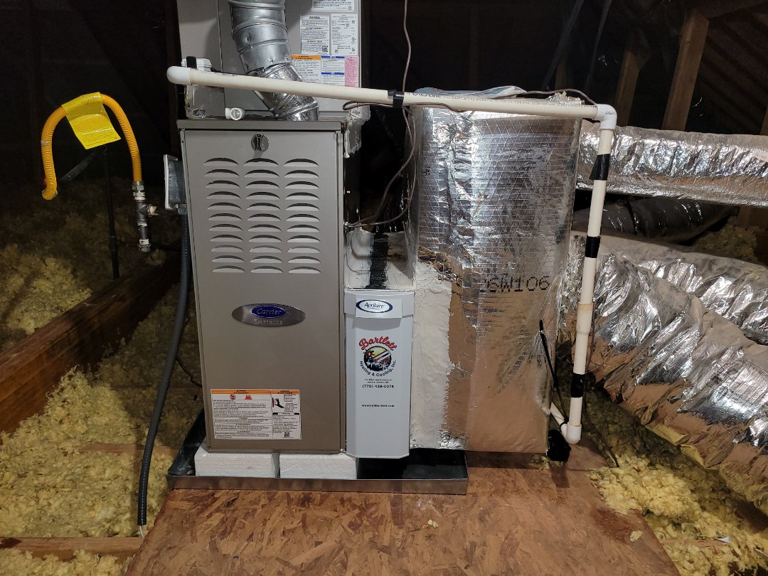 Acworth, GA - Performed AC Maintenance on a High Efficiency Carrier Infinity Condensing Unit.  Acworth 