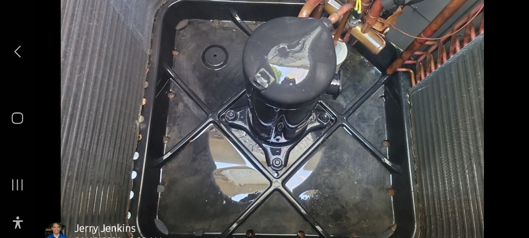 Acworth, GA - Performed AC Maintenance on a Carrier, Rheem and Lennox Heat Pumps. Removed all debris from bottom of condensing units.  Acworth