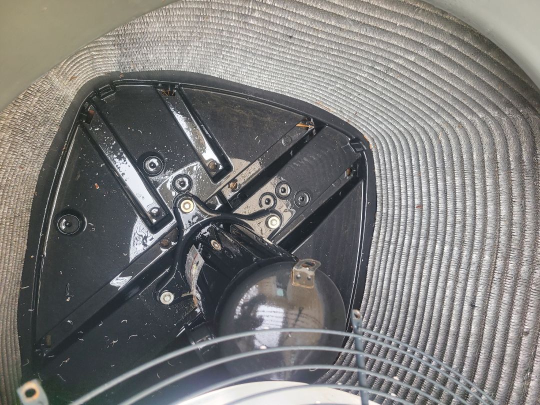 Marietta, GA - Performed AC Maintenance on a Trane Condensing Unit and removed all debris from bottom of condensing unit.  Marietta 