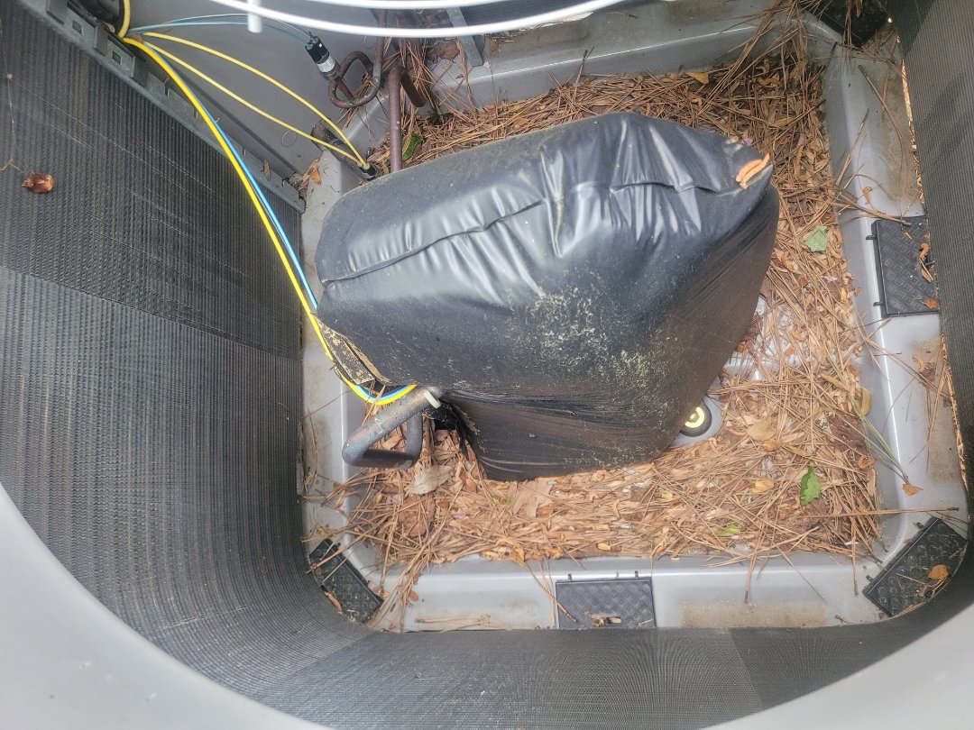 Marietta, GA - Performed AC Maintenance on 2 Lennox and 1 Carrier Condensing Units  and chemically washed out coils and removed all debris from bottom of condensing Units.  Marietta.