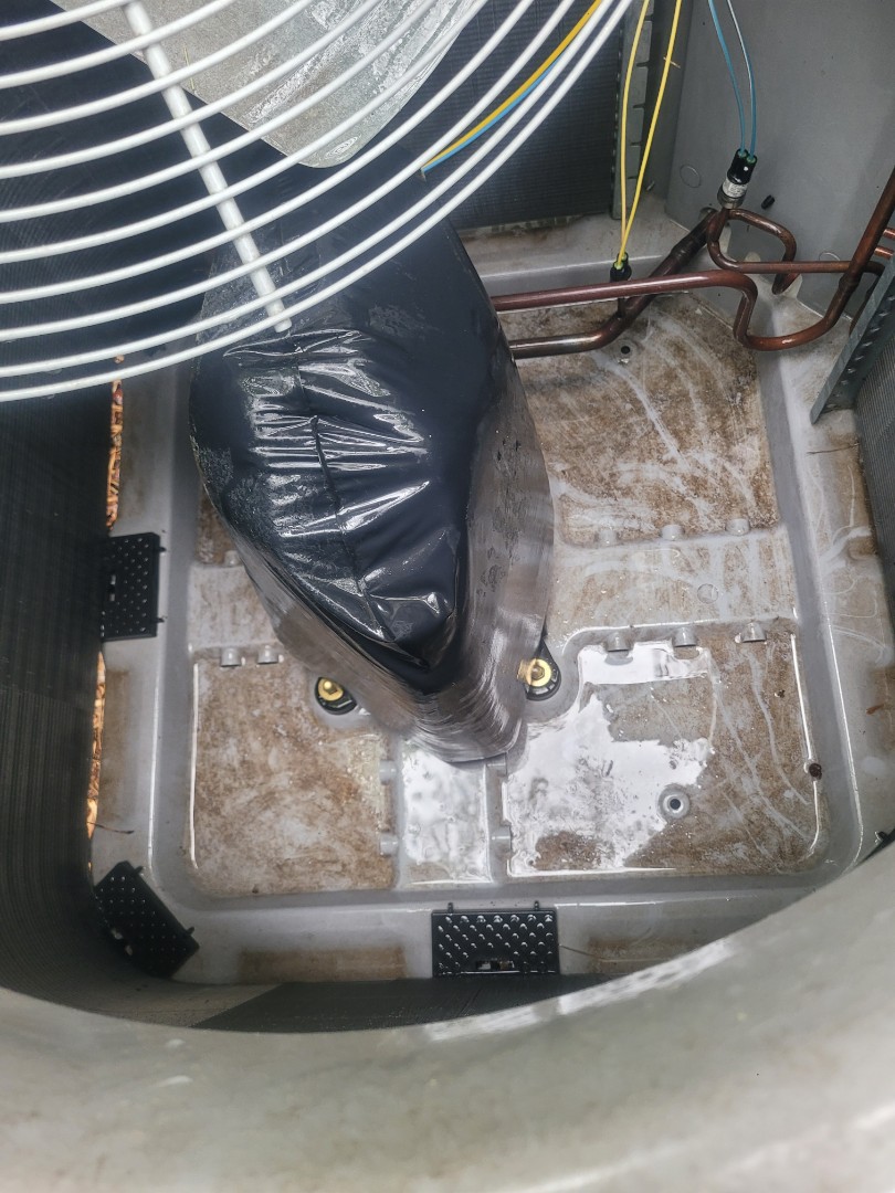 Marietta, GA - Performed AC Maintenance on 2 Lennox and 1 Carrier Condensing Units  and chemically washed out coils and removed all debris from bottom of condensing Units.  Marietta.