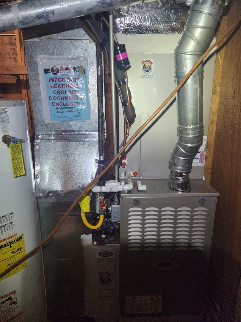 Marietta, GA - Installed new Carrier High Efficiency systems with Ecobee Wifi Thermostat and Aprilaire media filter 