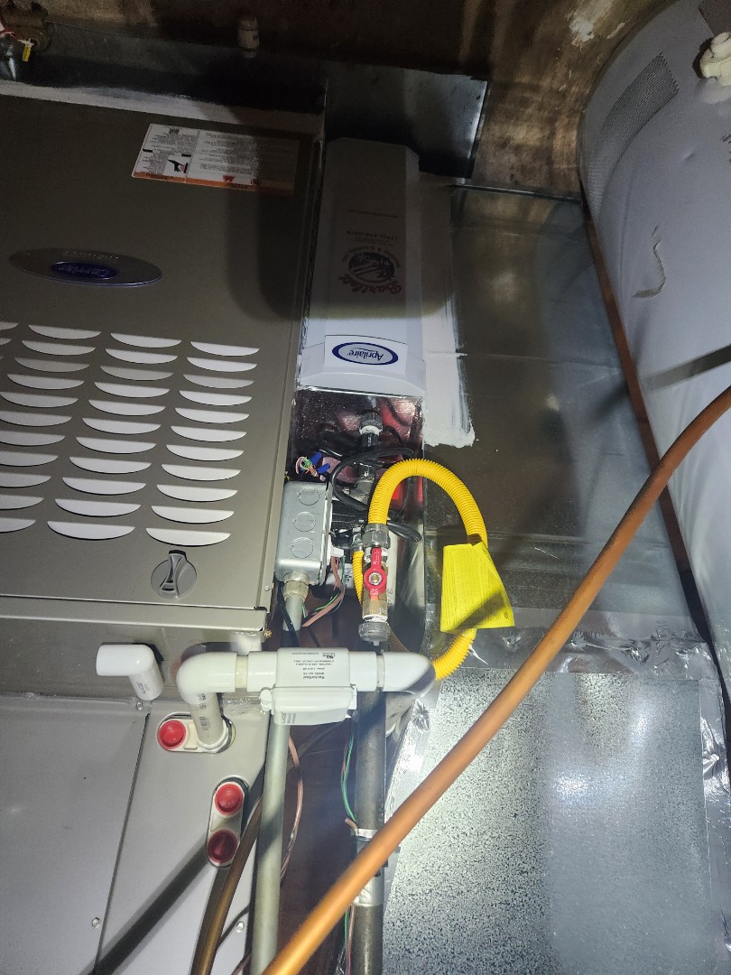 Marietta, GA - Installed new Carrier High Efficiency systems with Ecobee Wifi Thermostat and Aprilaire media filter 