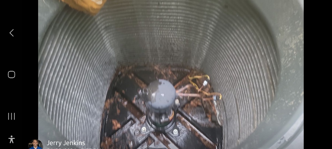 Marietta, GA - Performed AC Maintenance on a Trane Condensing Unit and removed all debris from bottom of condensing unit and washed condenser coil. Kennesaw 