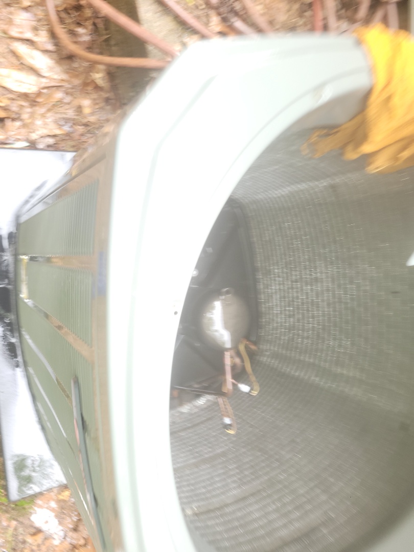 Marietta, GA - Performed AC Maintenance on a Trane Condensing Unit and removed all debris from bottom of condensing unit and washed condenser coil. Kennesaw 