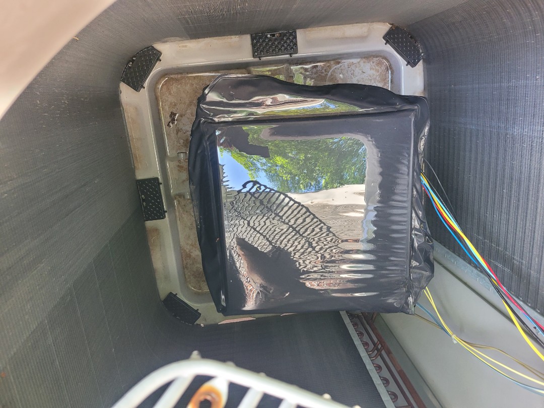 Marietta, GA - Performed AC Maintenance on 2 Carrier Infinity Condensing Units and 1 Carrier Heat Pump  and removed all debris from bottom of condensing Units.  Marietta 