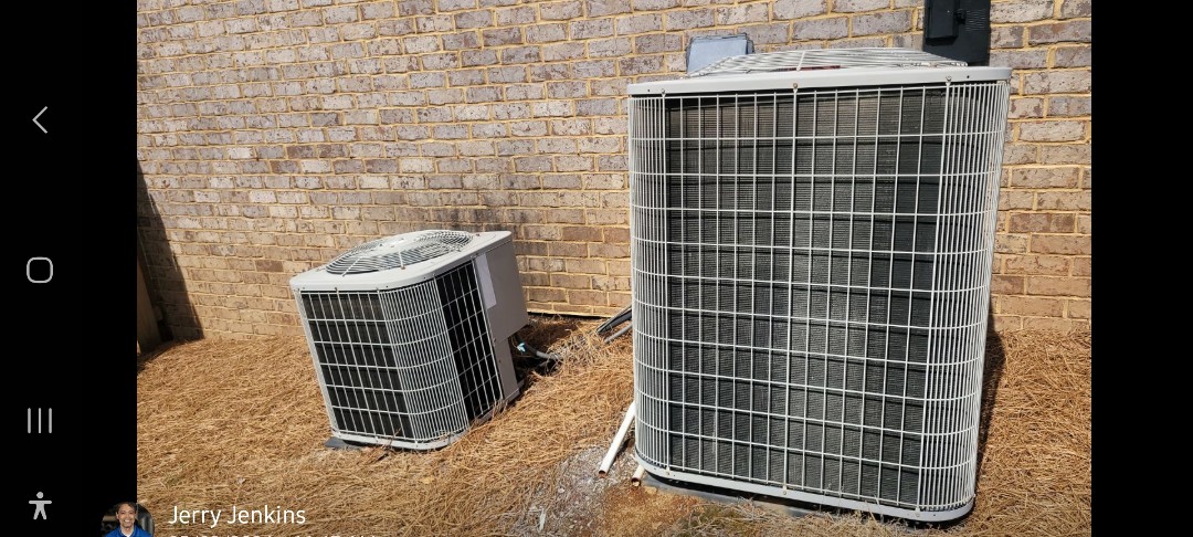 Kennesaw, GA - Performed AC Maintenance on 2 Payne Condensing Units and removed all debris from bottom of condensing Units.  Kennesaw 
