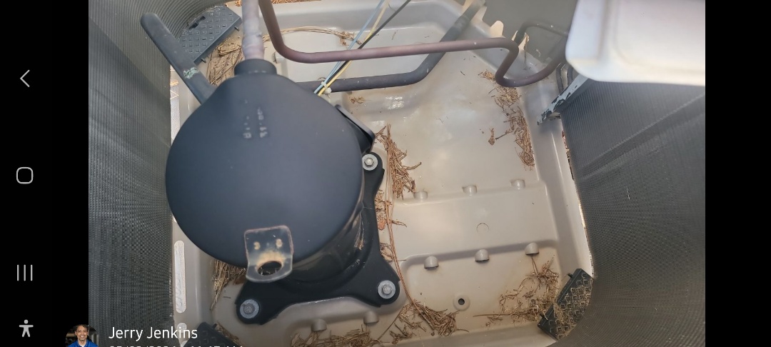 Kennesaw, GA - Performed AC Maintenance on 2 Payne Condensing Units and removed all debris from bottom of condensing Units.  Kennesaw 