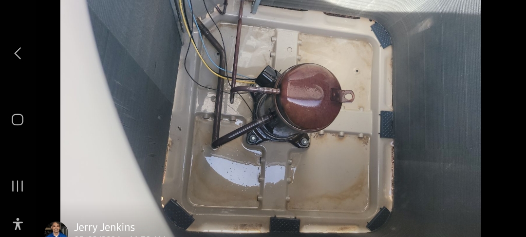 Kennesaw, GA - Performed AC Maintenance on 2 Payne Condensing Units and removed all debris from bottom of condensing Units.  Kennesaw 