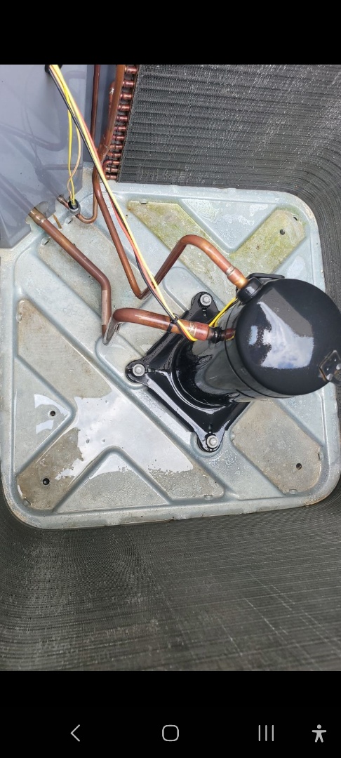 Dallas, GA - Performed AC Maintenance on 2 Lennox Condensing Units and removed all debris from bottom of condensing Units.  Dallas