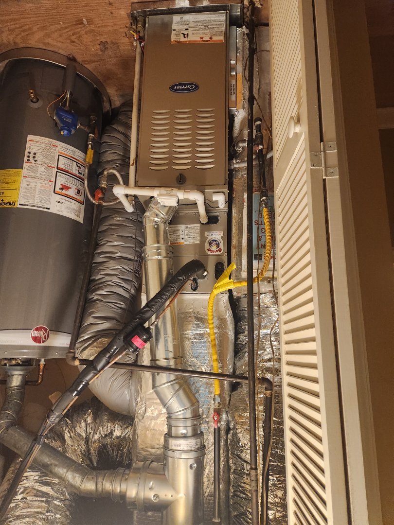 Smyrna, GA - installed new Carrier High Efficiency system 