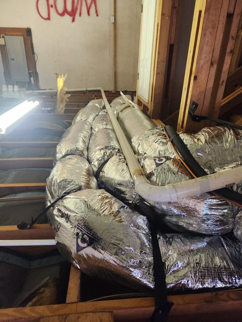 Marietta, GA - installed new Honeywell zone system and added ductwork for basement 