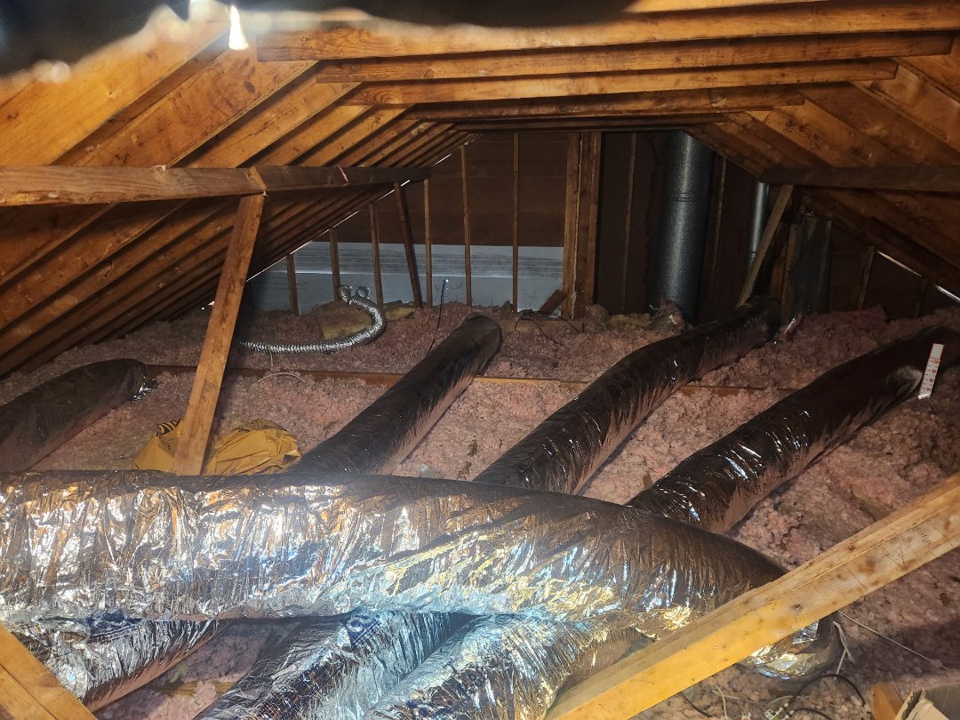 Marietta, GA - installed new Carrier Infinity high efficiency system with all new ductwork 