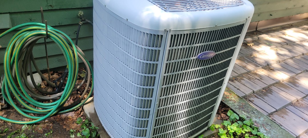 Smyrna, GA - Performed AC Maintenance on 3 High Efficiency Carrier Infinity Condensing Units and removed all debris from bottom of condensing Units.  Smyrna