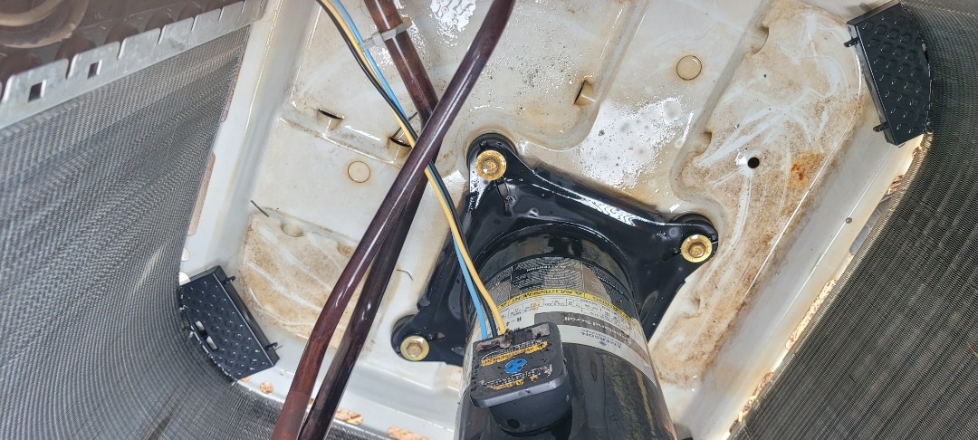 Marietta, GA - Performed AC Maintenance on 2 Carrier Condensing Units and removed all debris from bottom of condensing Units.  Marietta 