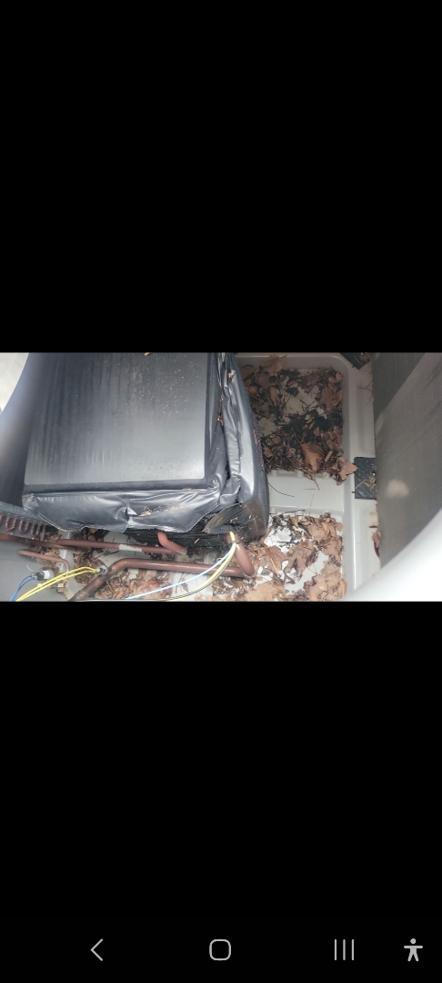 Kennesaw, GA - Performed AC Maintenance on 2 Carrier Condensing Units 1 Lennox HP and removed all debris from bottom of units. Kennesaw 