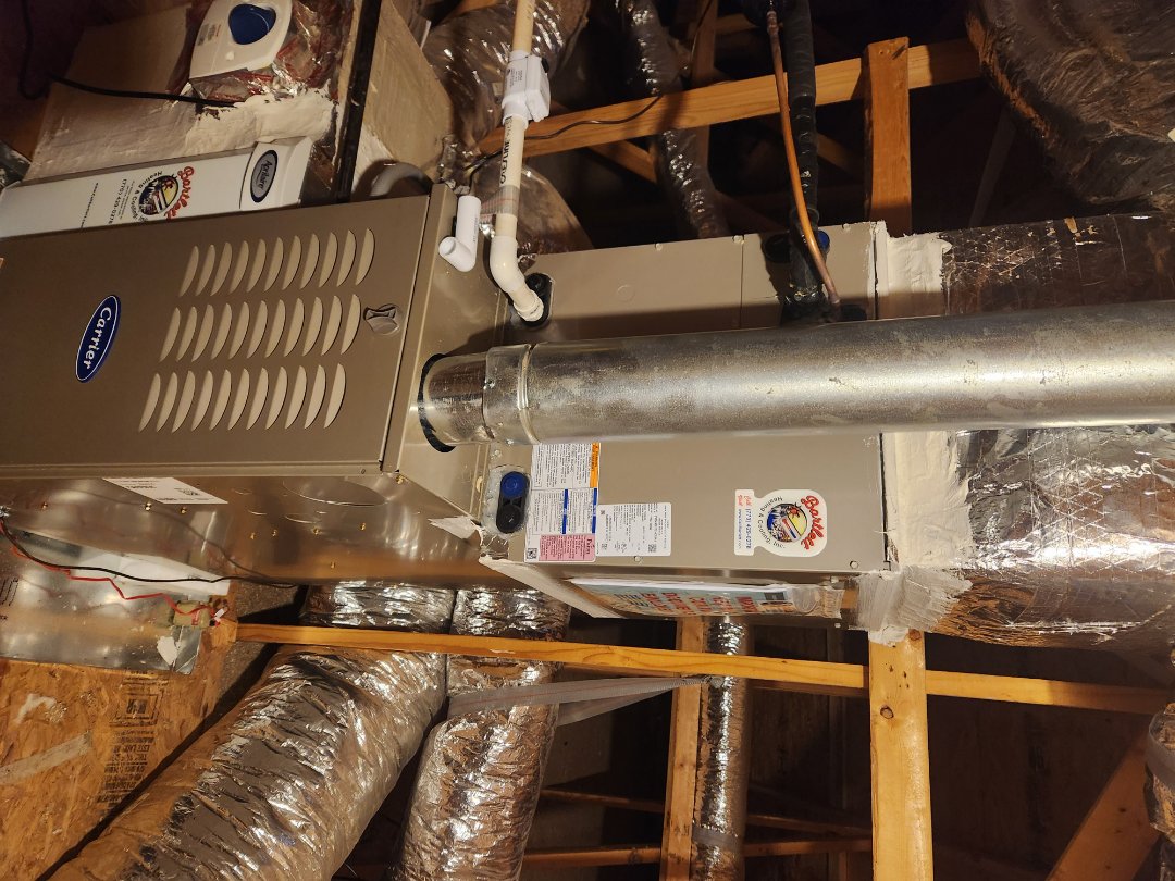 Austell, GA - Installed 2 new Carrier High Efficiency systems with Ecobee Wifi Thermostat and Aprilaire media filters 