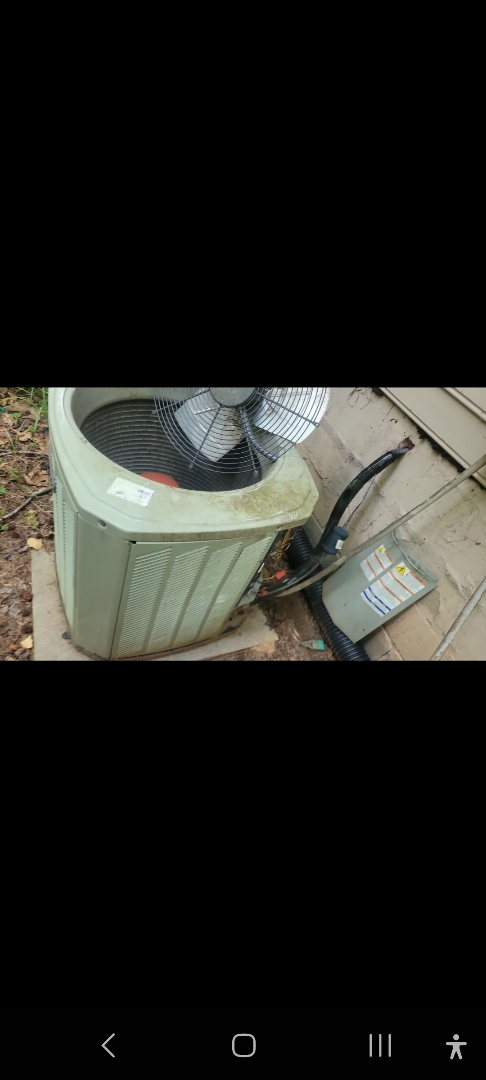 Marietta, GA - Performed AC Maintenance on a Trane Condensing Unit and removed all debris from bottom of condensing unit.  Marietta 