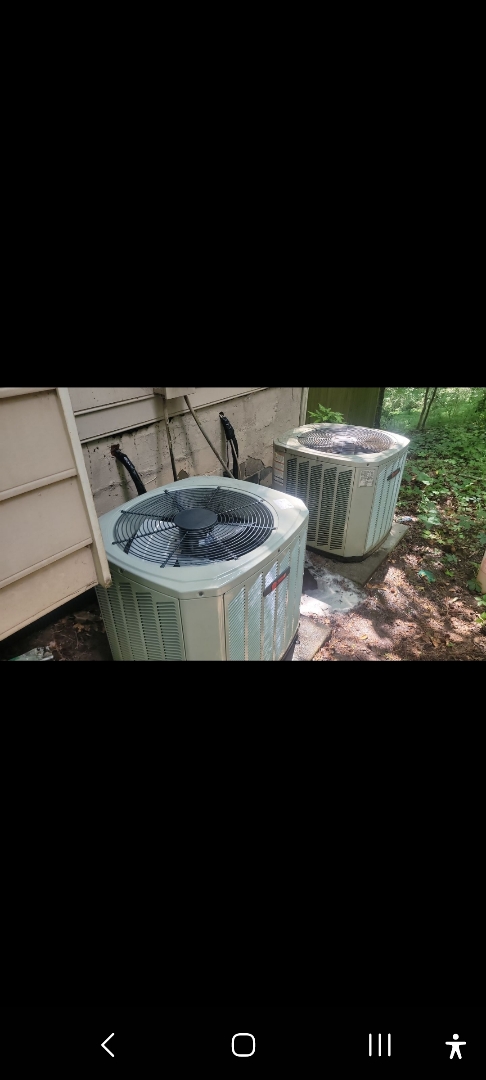 Marietta, GA - Performed AC Maintenance on a Trane Condensing Unit and removed all debris from bottom of condensing unit.  Marietta 