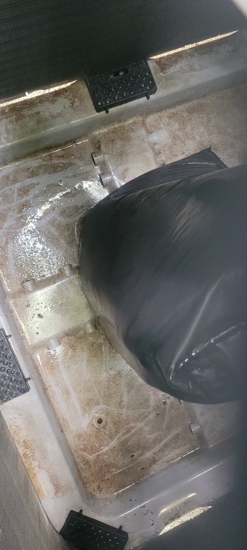 Marietta, GA - Performed AC Maintenance on a Carrier and a Payne Condensing Units and removed all debris from bottom of condensing Units.  Marietta 