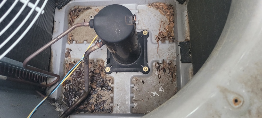 Marietta, GA - Performed AC Maintenance on 2 R22 condensing units and removed all debris from bottom of condensing Units . Marietta 