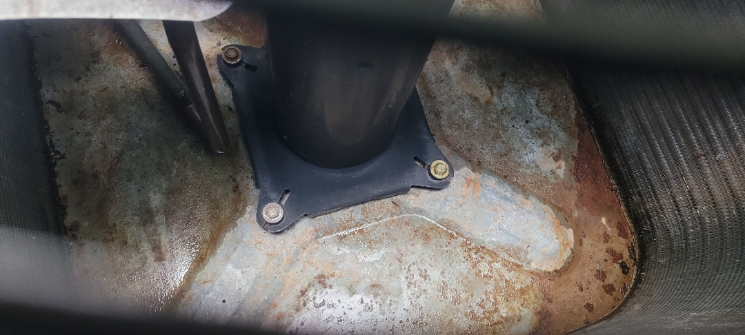 Marietta, GA - Performed AC Maintenance on a Rheem Condensing Unit and removed all debris from bottom of condensing unit.  Marietta