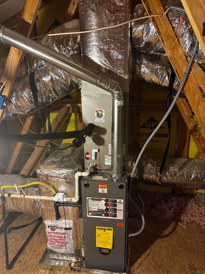 Smyrna, GA - Replaced existing cooling system serving the upstairs with new Carrier 2 ton air conditioner with matching evaporator coil. Charged system with 410A refrigerant and checked Delta T. Verified drainage. System is working as needed. Thank you for choosing Bartlett heating and cooling. 