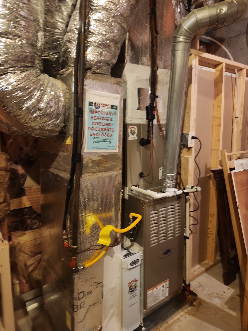 Marietta, GA - Installed 2 new Carrier High Efficiency systems with Ecobee Wifi Thermostats and Aprilaire media filters 