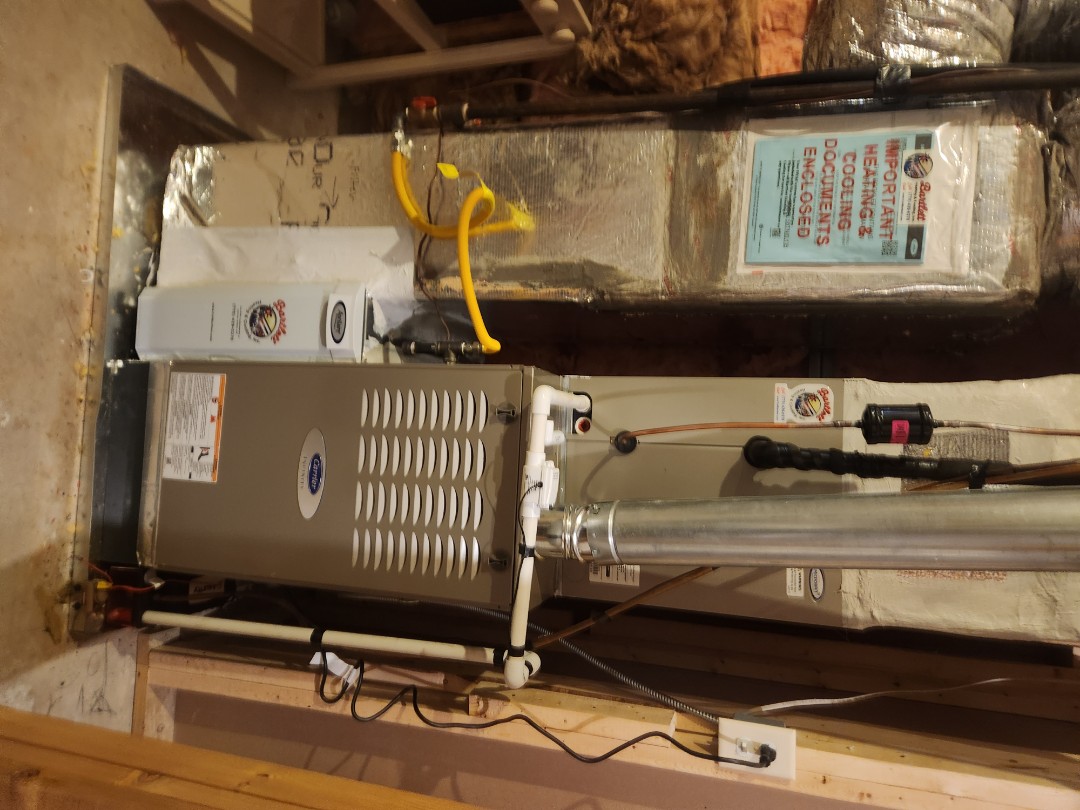 Marietta, GA - Installed 2 new Carrier High Efficiency systems with Ecobee Wifi Thermostats and Aprilaire media filters 