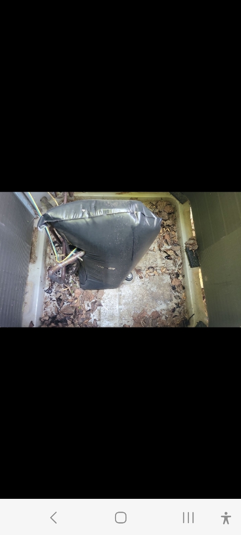 Marietta, GA - Performed AC Maintenance on 2 Carrier Condensing Units and removed all debris from bottom of condensing Units.  Marietta 