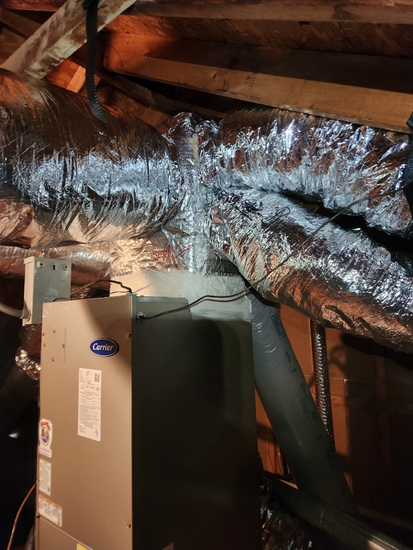 Smyrna, GA - Installed new supply air plunm for upstairs system 