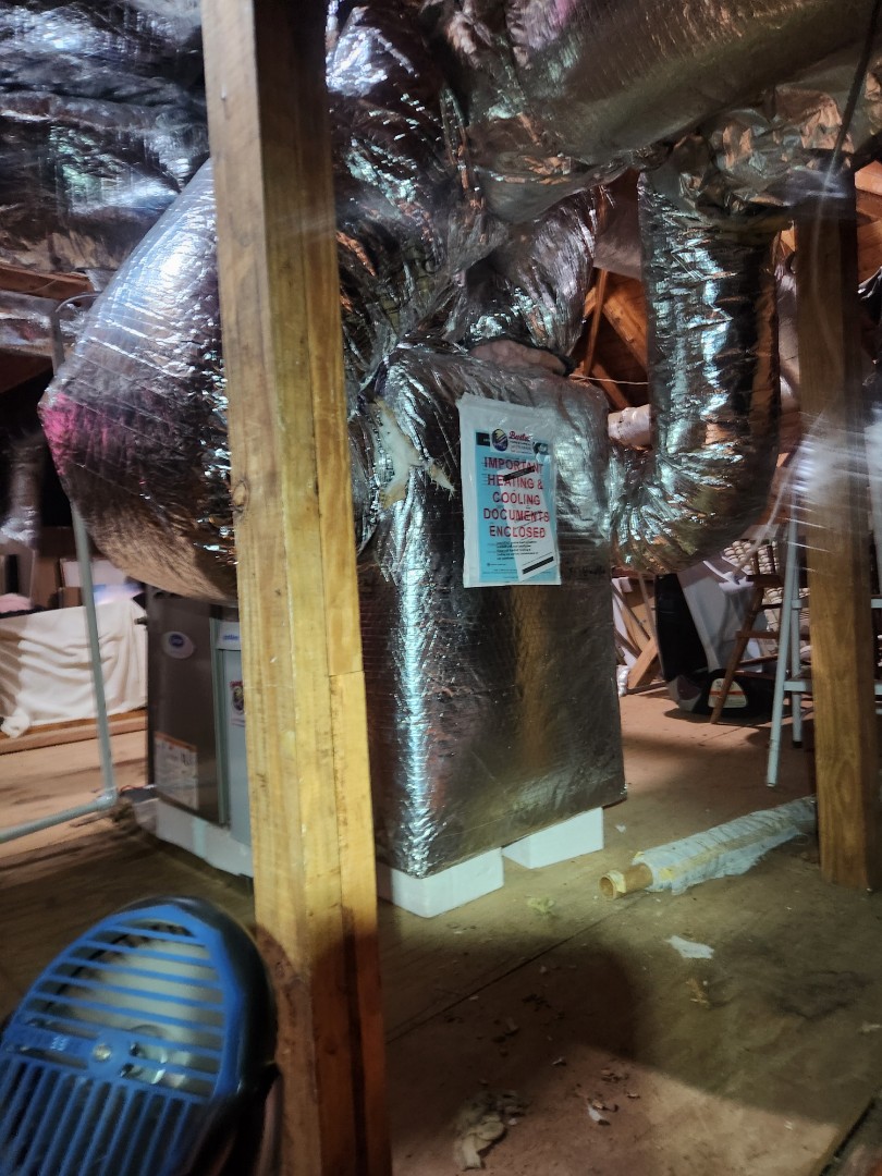 Atlanta, GA - Installed new Carrier Infinity high efficiency system with Carrier Infinity Mytouch WIFI Thermostat and Aprilaire media filter and Carrier Humidifier 