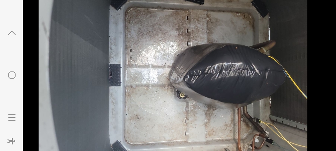 Smyrna, GA - Performed AC Maintenance on 2 Carrier Condensing Units and a Rheem HP, removed all debris from bottom of units. Smyrna 