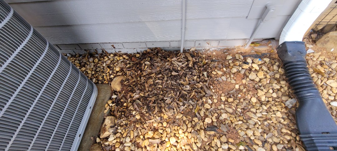 Marietta, GA - Performed AC Maintenance on a Carrier Condensing Unit and removed all debris from bottom of condensing unit.  Marietta 