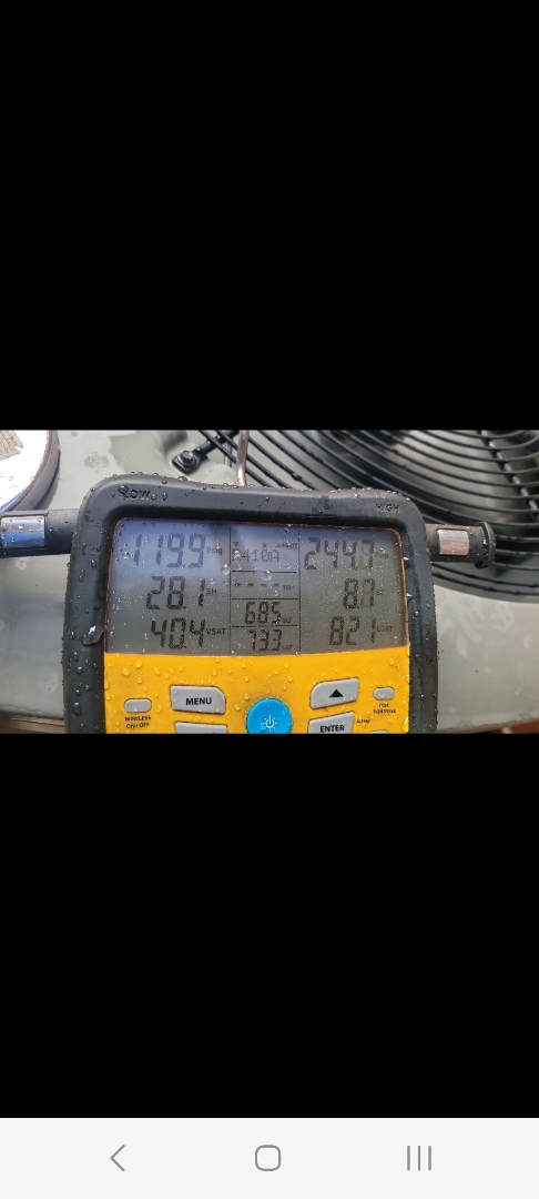 Marietta, GA - No Cooling on A Lennox Condensing Unit.  Upon arrival check system and found issue.  Made repairs and restored cooling operation.  Marietta 