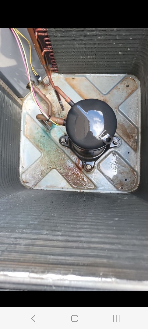 Marietta, GA - Performed AC Maintenance on 2 Lennox Condensing Units and a Lennox HP,Removed all debris from bottom of condensing Units.  Marietta 