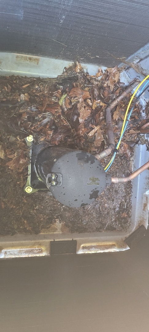 Marietta, GA - Performed AC Maintenance on 2 Carrier Condensing Units and removed all debris from bottom of condensing Units.  Marietta 