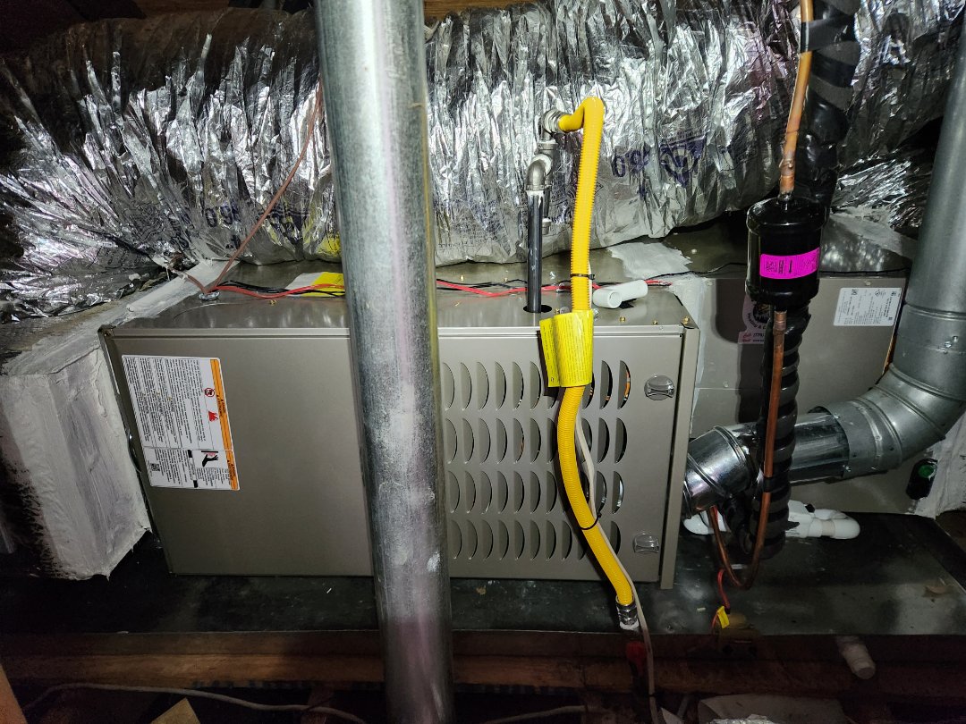 Atlanta, GA - installed new Carrier High Efficiency system with Ecobee Wifi Thermostat 