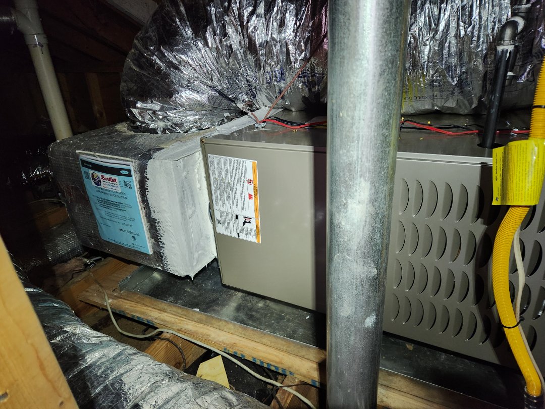 Atlanta, GA - installed new Carrier High Efficiency system with Ecobee Wifi Thermostat 
