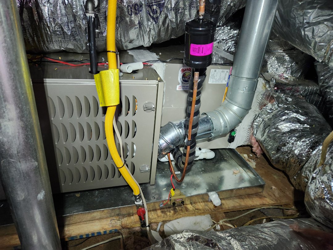 Atlanta, GA - installed new Carrier High Efficiency system with Ecobee Wifi Thermostat 