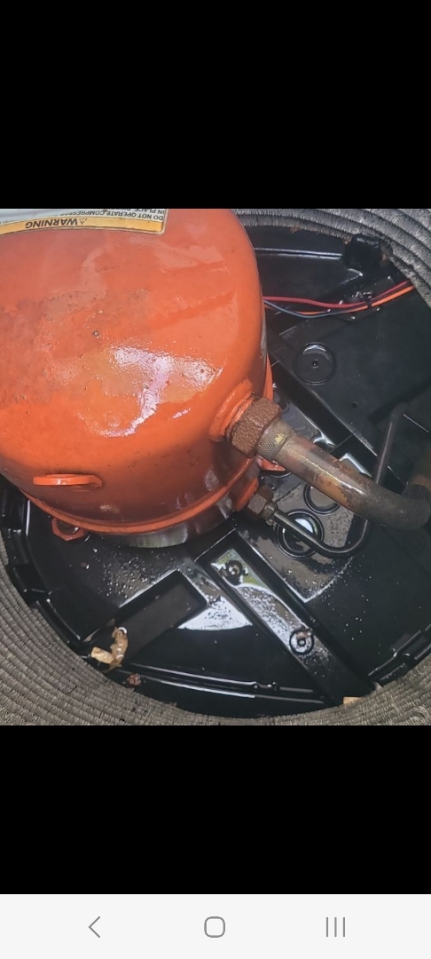 Marietta, GA - Performed AC Maintenance on a Trane Condensing Unit and removed all debris from bottom of condensing unit.  Marietta 