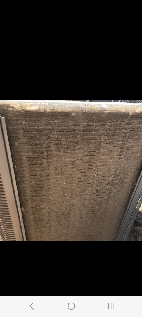 Marietta, GA - Performed AC Maintenance on a Lennox Condensing Unit with zoning and removed all debris from bottom of condensing unit.  Marietta