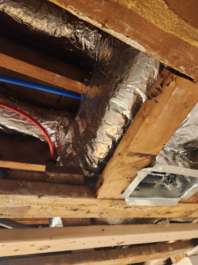 Marietta, GA - reinsulated trunkline and added supply back to bath room