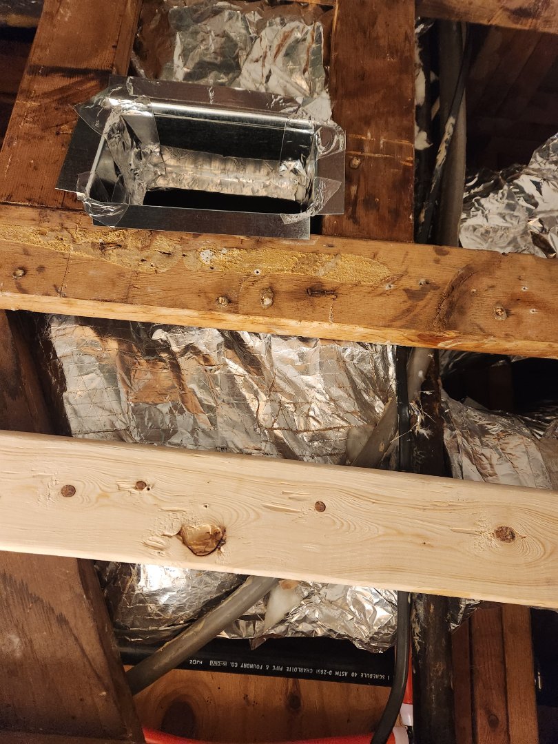 Marietta, GA - reinsulated trunkline and added supply back to bath room