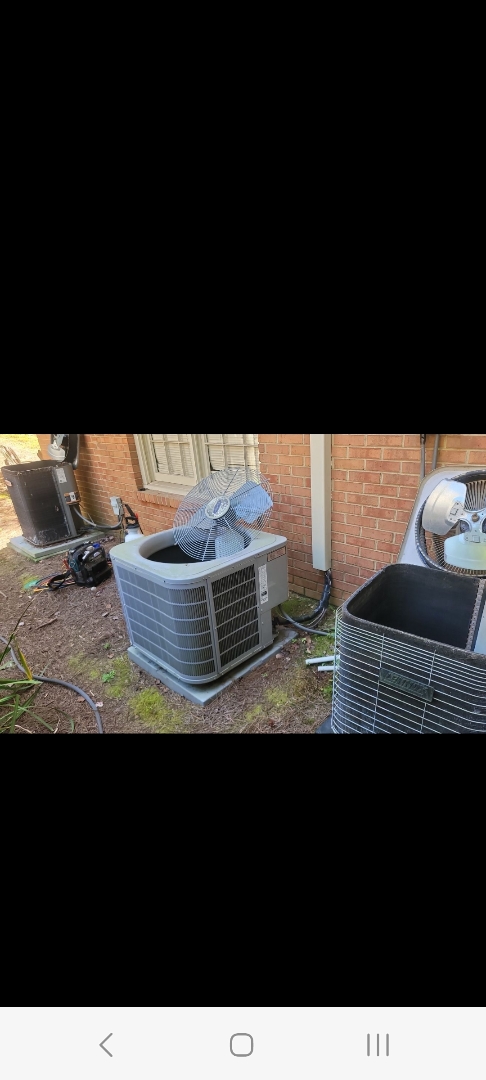 Marietta, GA - Performed AC Maintenance on 2 Lennox and a Carrier Condensing Units. Removed all debris from bottom of condensing Units.  Marietta 