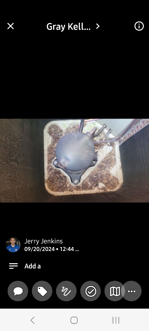 Marietta, GA - Performed AC Maintenance on 2 Lennox and a Carrier Condensing Units. Removed all debris from bottom of condensing Units.  Marietta 