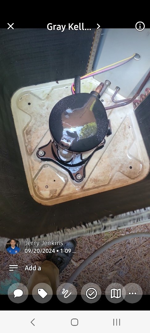 Marietta, GA - Performed AC Maintenance on 2 Lennox and a Carrier Condensing Units. Removed all debris from bottom of condensing Units.  Marietta 