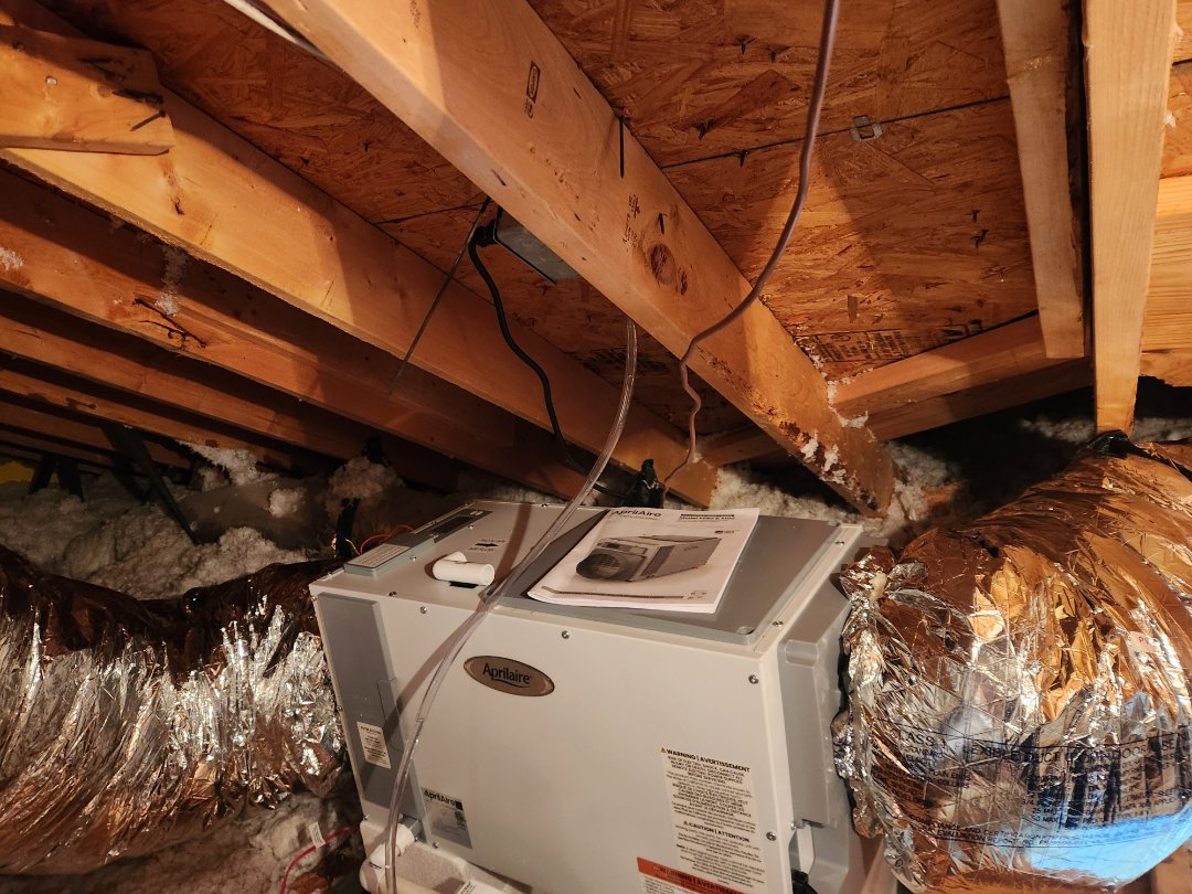 Atlanta, GA - installed new Aprilaire Dehumidifier 
